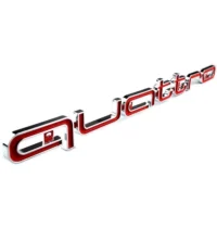 Audi Quattro logga Grill