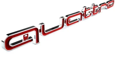 Audi Quattro logga Grill