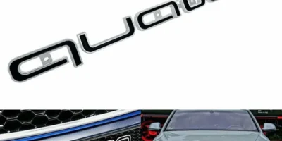 Audi Grill Quattro emblem logga till RS Grill