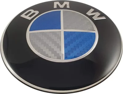 BMW emblem 73mm kolfiber