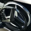 Mercedes Benz stjärna Grill Svart Blank
