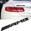 Mercedes AMG emblem blanksvart logga