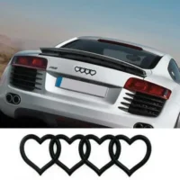 Audi Emblem Bak Hjärtan