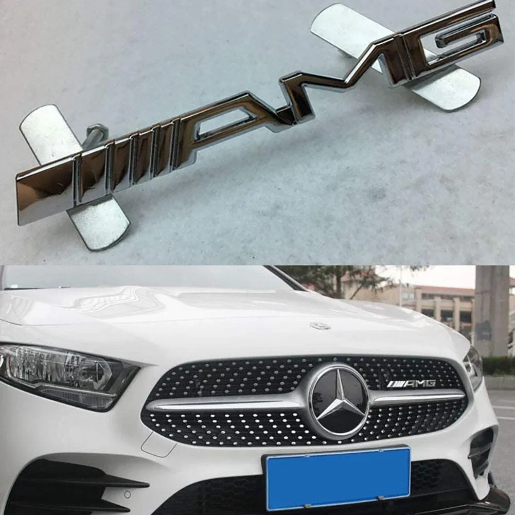Mercedes AMG emblem till grillen ny modell 