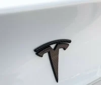 Tesla emblem front