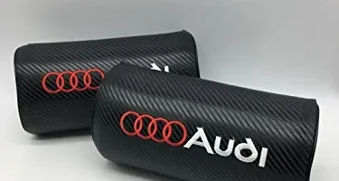 Audi logo kolfiber kuddar