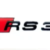 Audi RS3 emblem Modellbeteckning