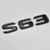 Mercedes S63 logga Blanksvart
