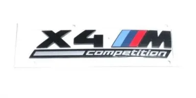 Bmw X4 M competition logo emblem