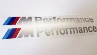 Bmw logo M-Performance dekaler stickers 2-Pack