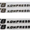 Emblem V8 kompressor Mercedes-Benz 2-Pack