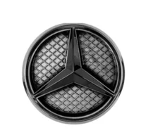 Mercedes emblem logga W204 Svart