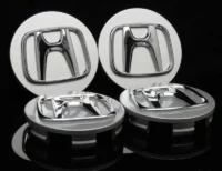 Honda centrumkåpor navkapslar silver