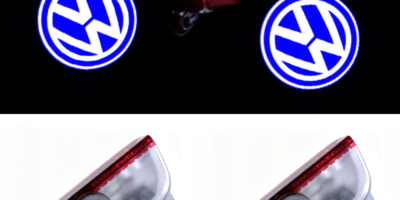 Volkswagen dörrbelysning logo VW