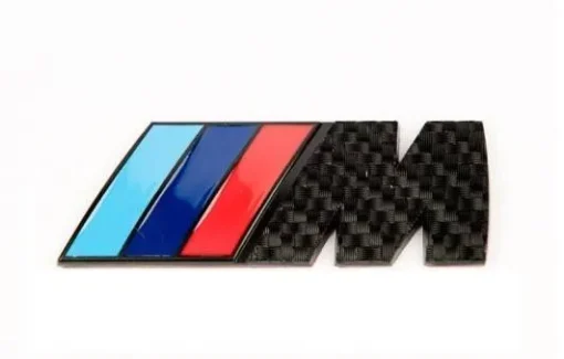 BMW M emblem Kolfiber