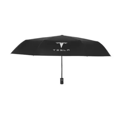 Tesla logo paraply