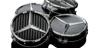 Mercedes-Benz MB Centrumkåpor kolfiber (4-Pack)