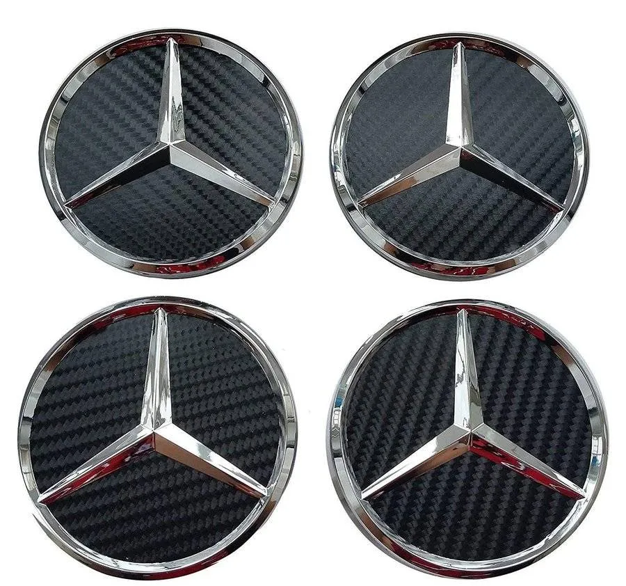 Mercedes-Benz MB centrumkåpor kolfiber