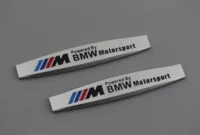 Bmw M motorsport Emblem 2x
