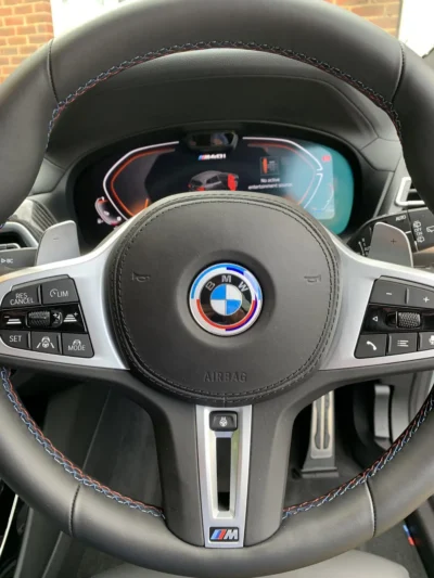 BMW emblem 50-årsjubileum Rattemblem
