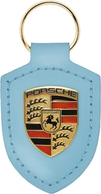 Porsche logo Läder Nyckelring