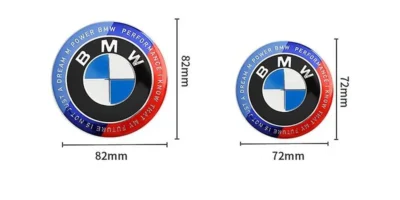 BMW emblem 82/74 mm 50-årsjubileum
