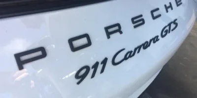 Porsche 911 Emblem baklucka