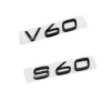 Volvo emblem S60 V60 Svart & Krom