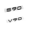 Volvo emblem V90 S90 Svart Krom