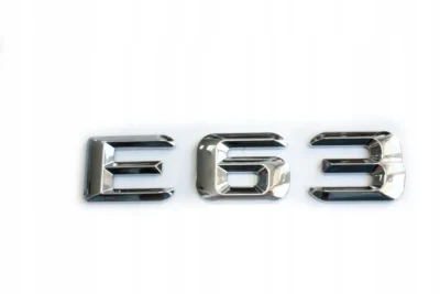 Mercedes-Benz E63 emblem Krom