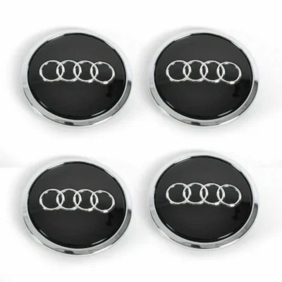Audi Svarta centrumkåpor