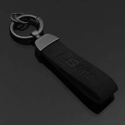 Audi nyckelring Sline Alcantara