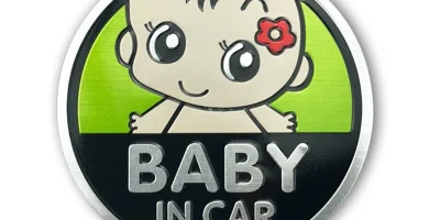 Baby in car dekal