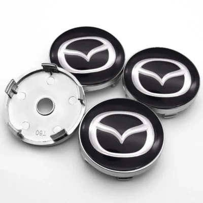 Mazda logo centrumkåpor 4-pack