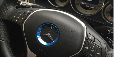 Mercedes-Benz ratt ring Blå