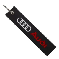 Audi nyckelring i textil