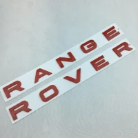 Range Rover emblem motorhuv bagagelucka RÖD