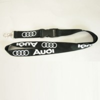 Audi nyckelband nyckelhänge svart