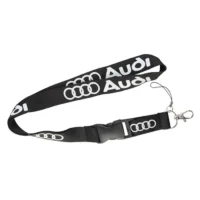 Audi nyckelband nyckelhänge svart