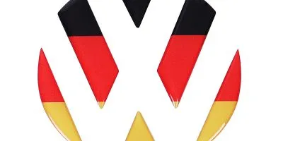 Volkswagen Dekal tyska flaggan