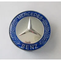Mercedes centrumkåpor 60mm blå