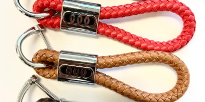 Audi nyckelring flätad fler färger