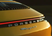 Porsche 911 Targa emblem krom