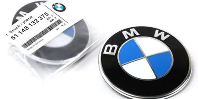 BMW Emblem 82mm Blå Vit (Motorhuv och Lucka)