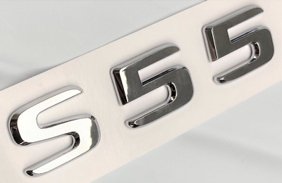 Mercedes-Benz S55 emblem krom