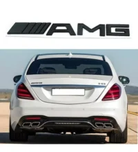Mercedes Amg emblem Mattsvart logga