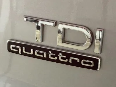 Audi Quattro TDI set krom