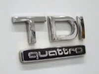 Audi quattro TDI set krom