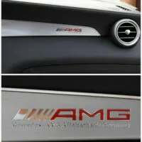Mercedes-AMG Affalterbach interiör sticker