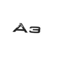 Audi A3 emblem blanksvart
